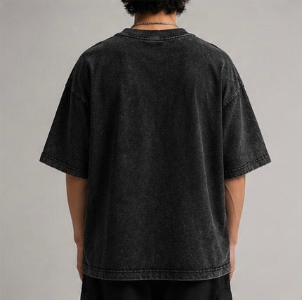 Gear 5 Wanted Poster Acid Wash Oversized Tee