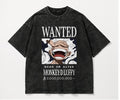Gear 5 Wanted Poster Acid Wash Oversized Tee