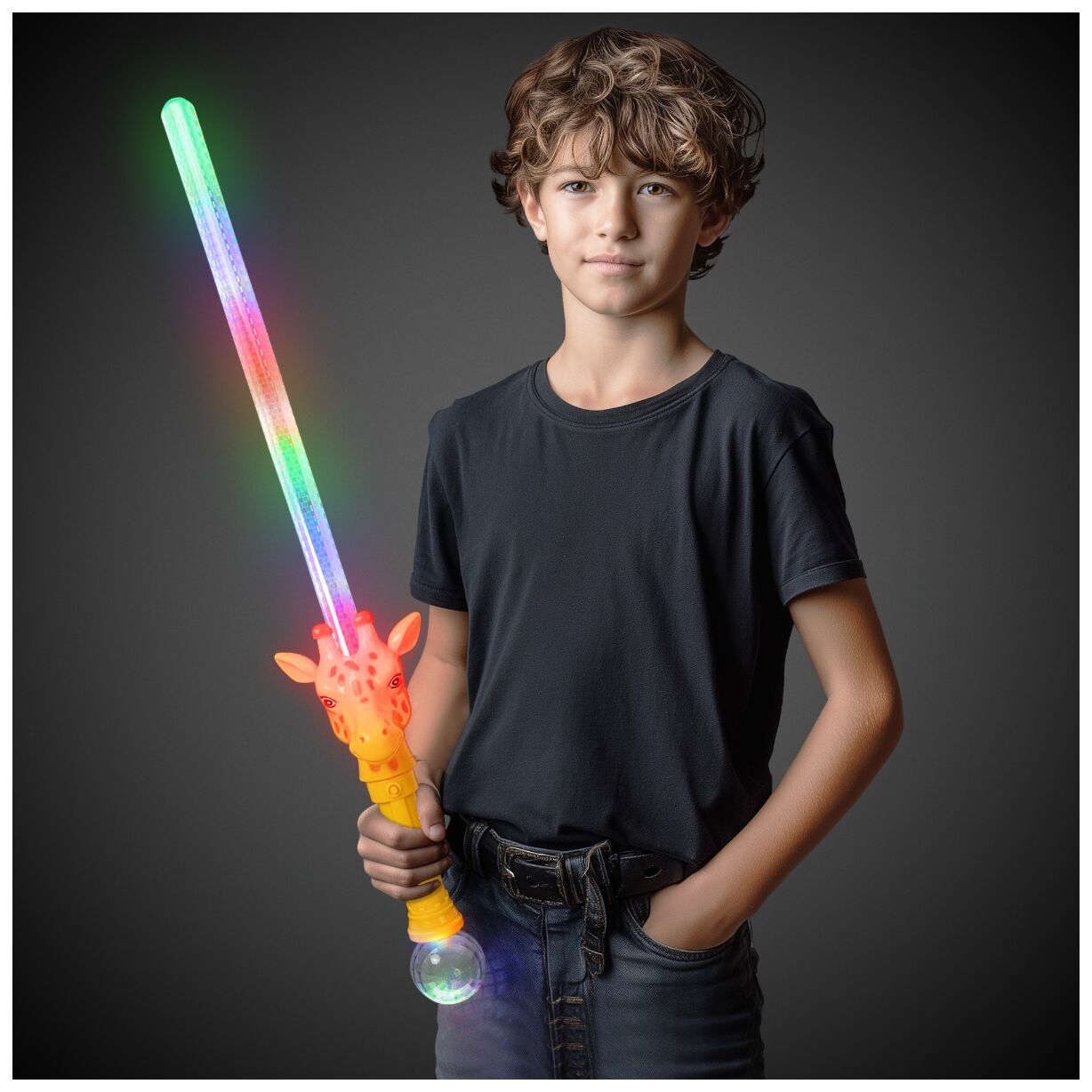 29 inch giraffe sword with led light