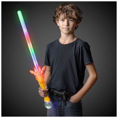 29 inch giraffe sword with led light