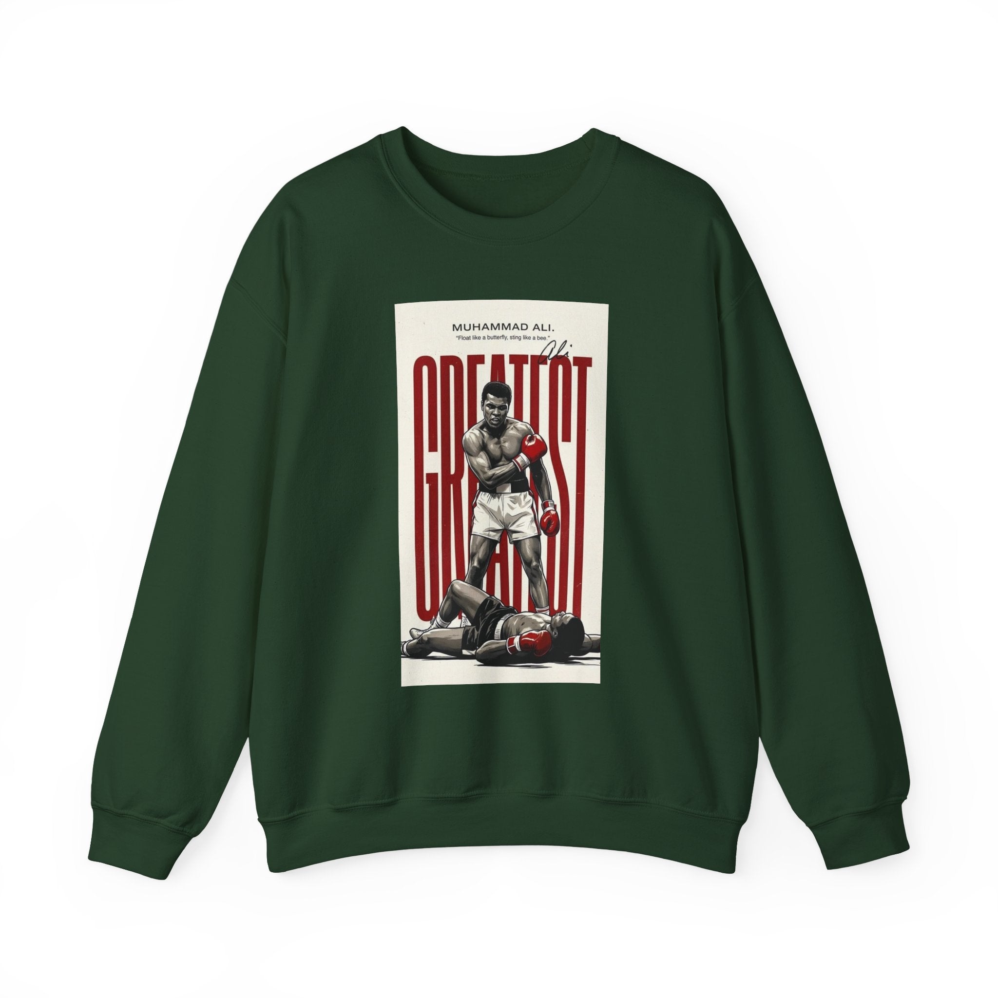 Muhammad Ali Greatest Knockout Sweatshirt | Vintage Boxing Poster
