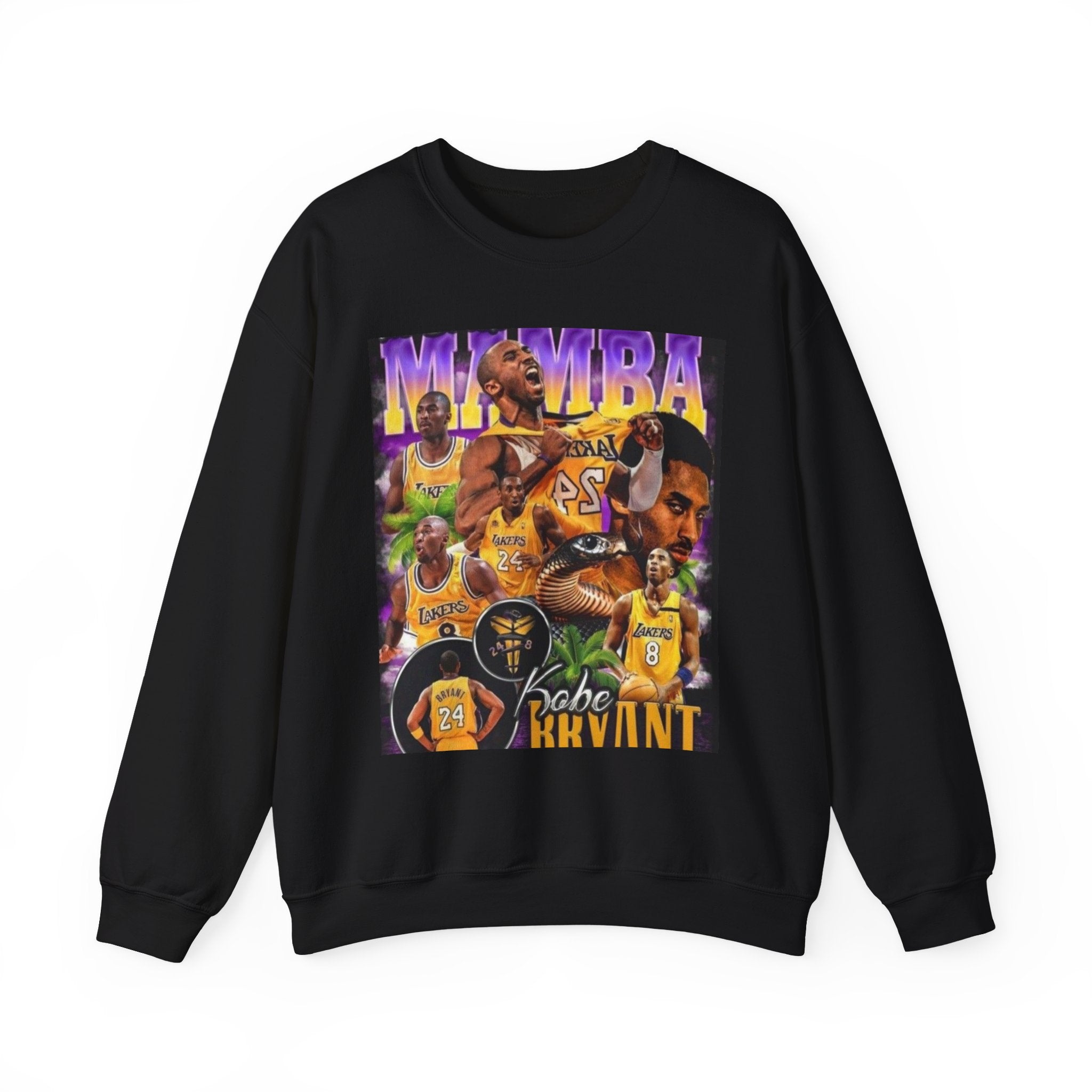 Kobe Bryant collage sweatshirt | Mamba Lakers tribute crewneck