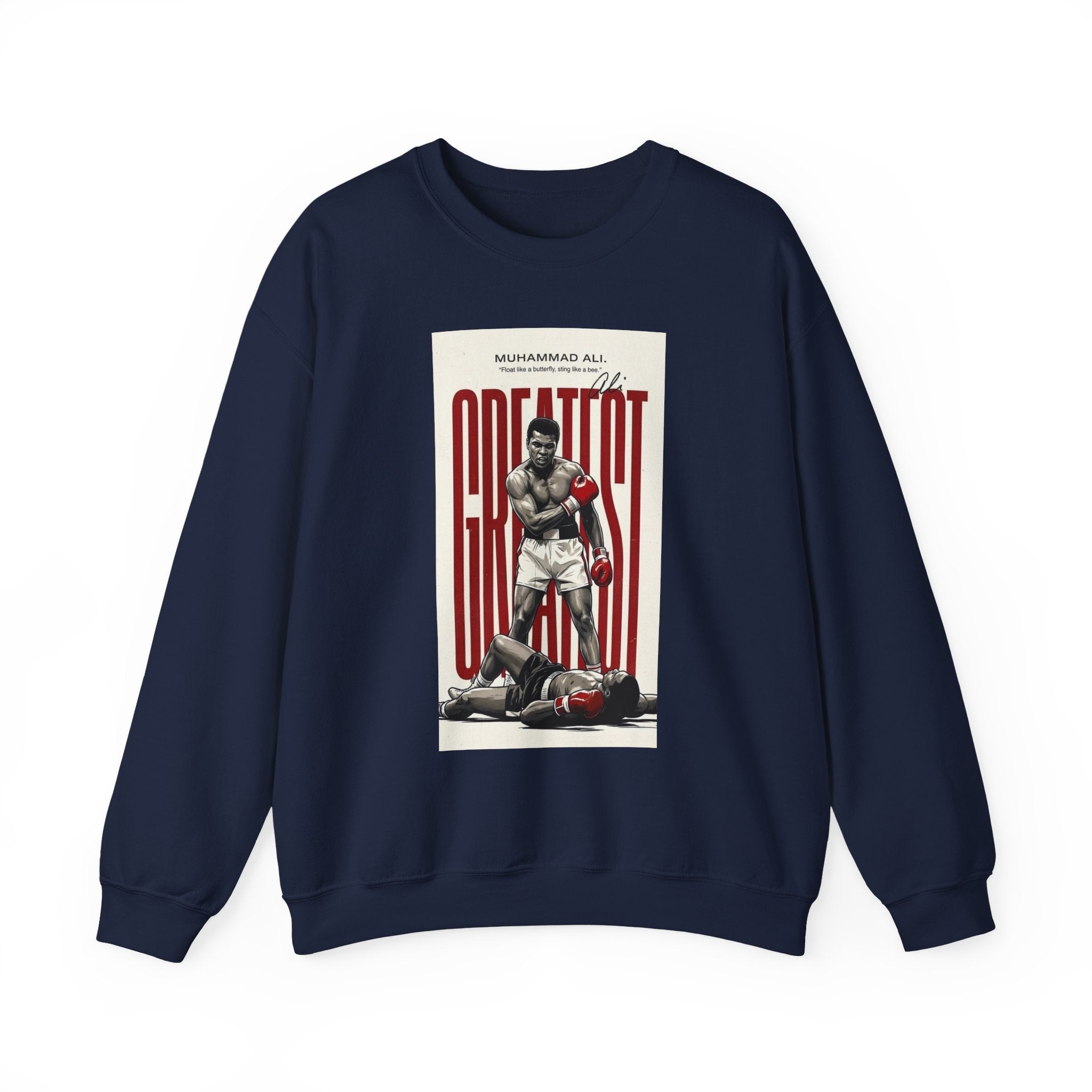 Muhammad Ali Greatest Knockout Sweatshirt | Vintage Boxing Poster