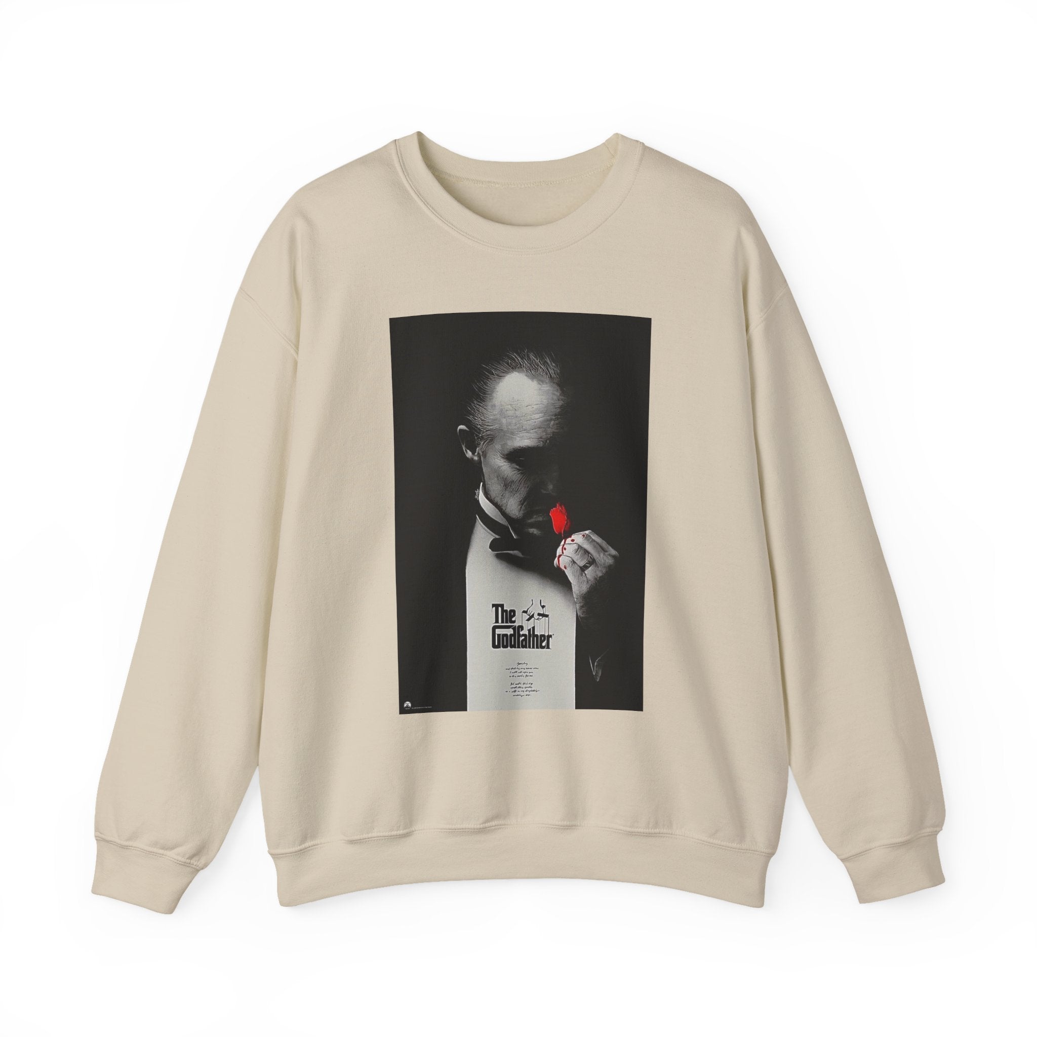 Godfather Movie Poster Crewneck Sweatshirt | Don Vito Corleone Graphic