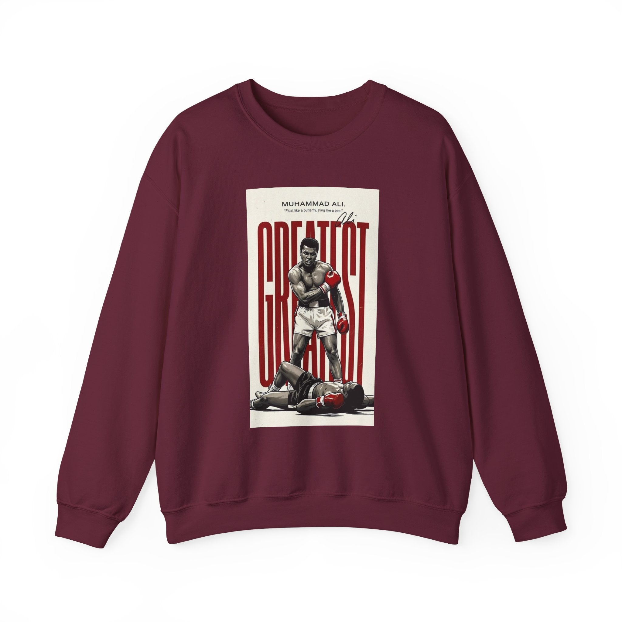 Muhammad Ali Greatest Knockout Sweatshirt | Vintage Boxing Poster