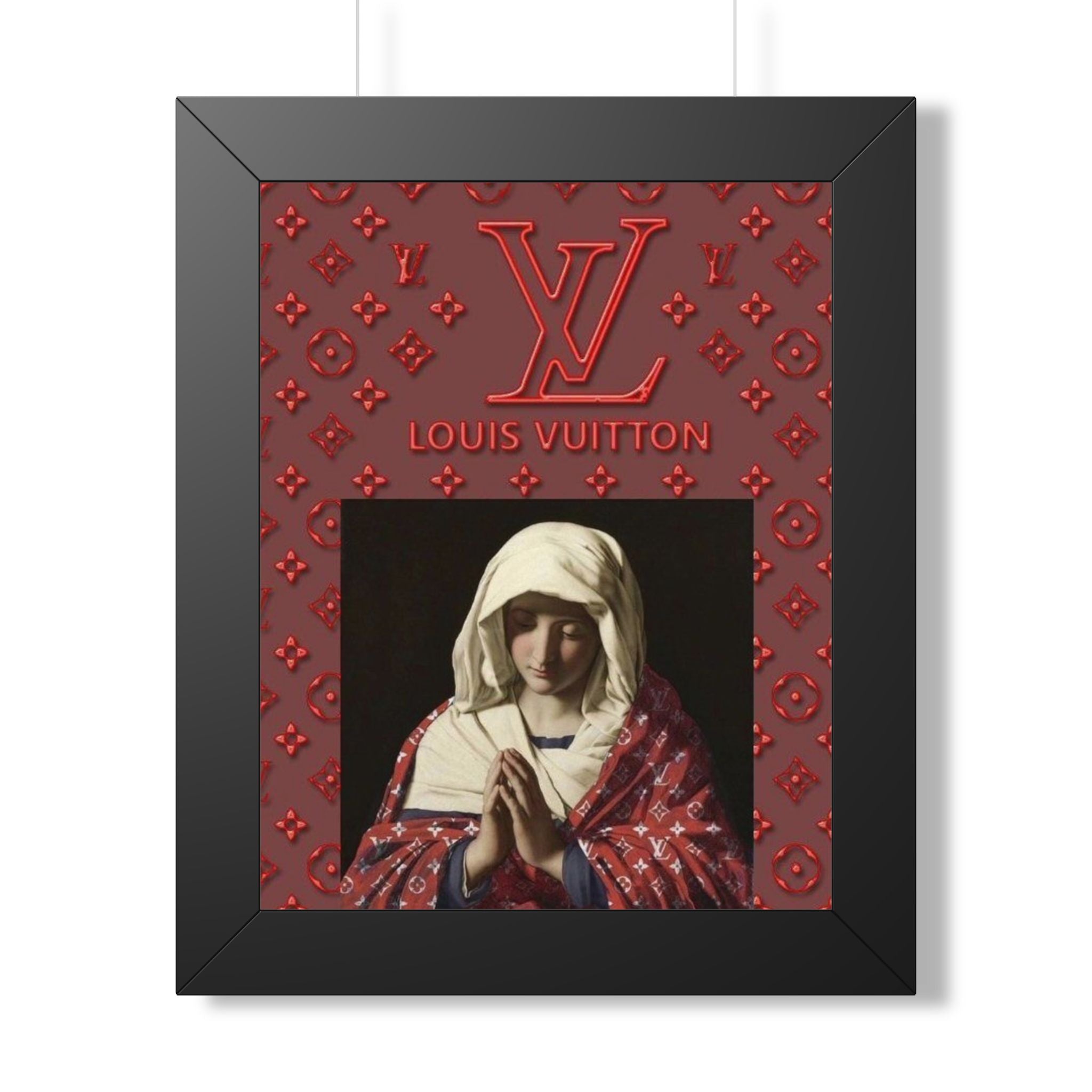 Louis Vuitton Vintage Madonna Framed Poster