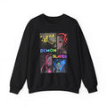 Demon Slayer character collage Crewneck Sweatshirt | Anime graphic pullover