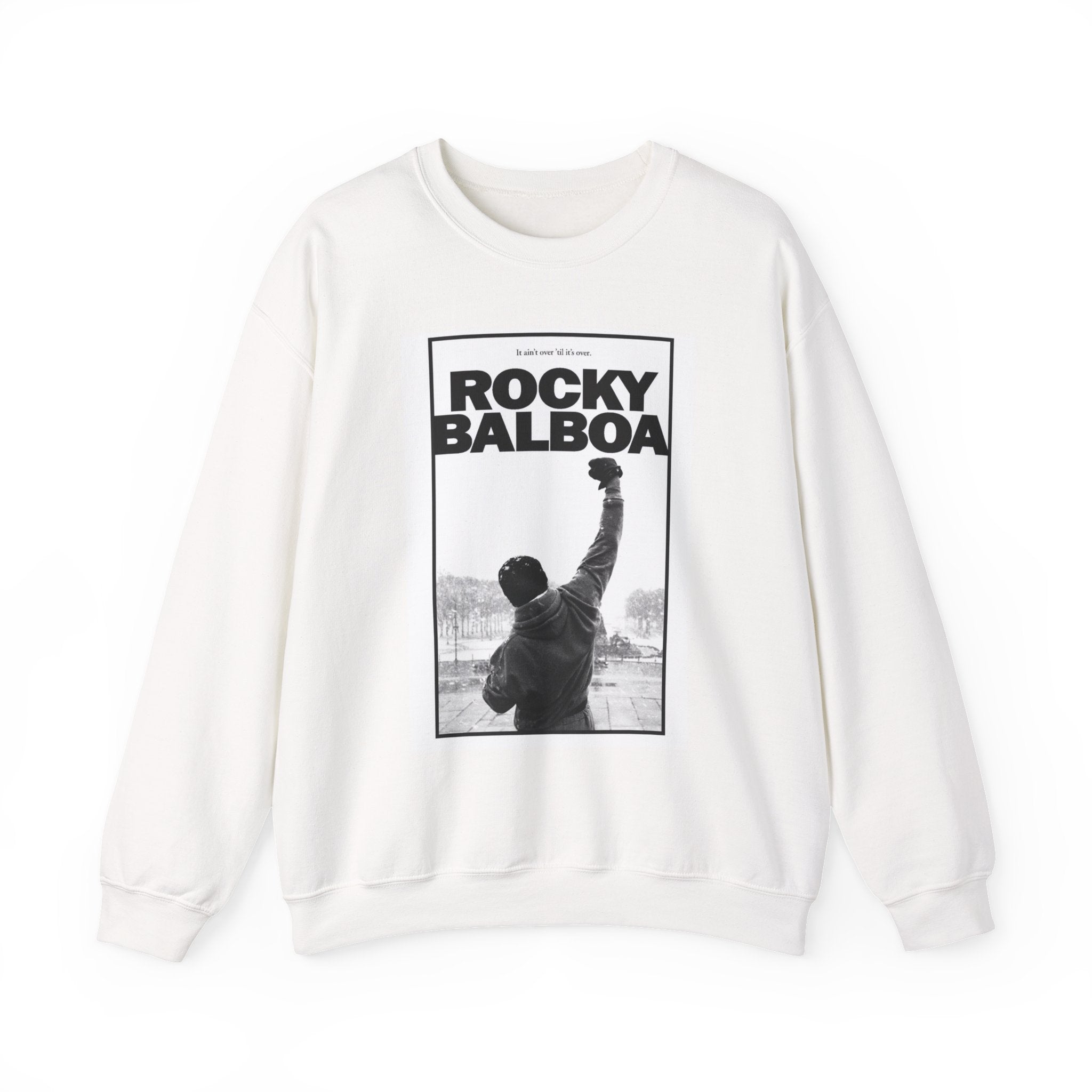 Rocky Balboa pose Crewneck Sweatshirt | Movie Poster Boxing