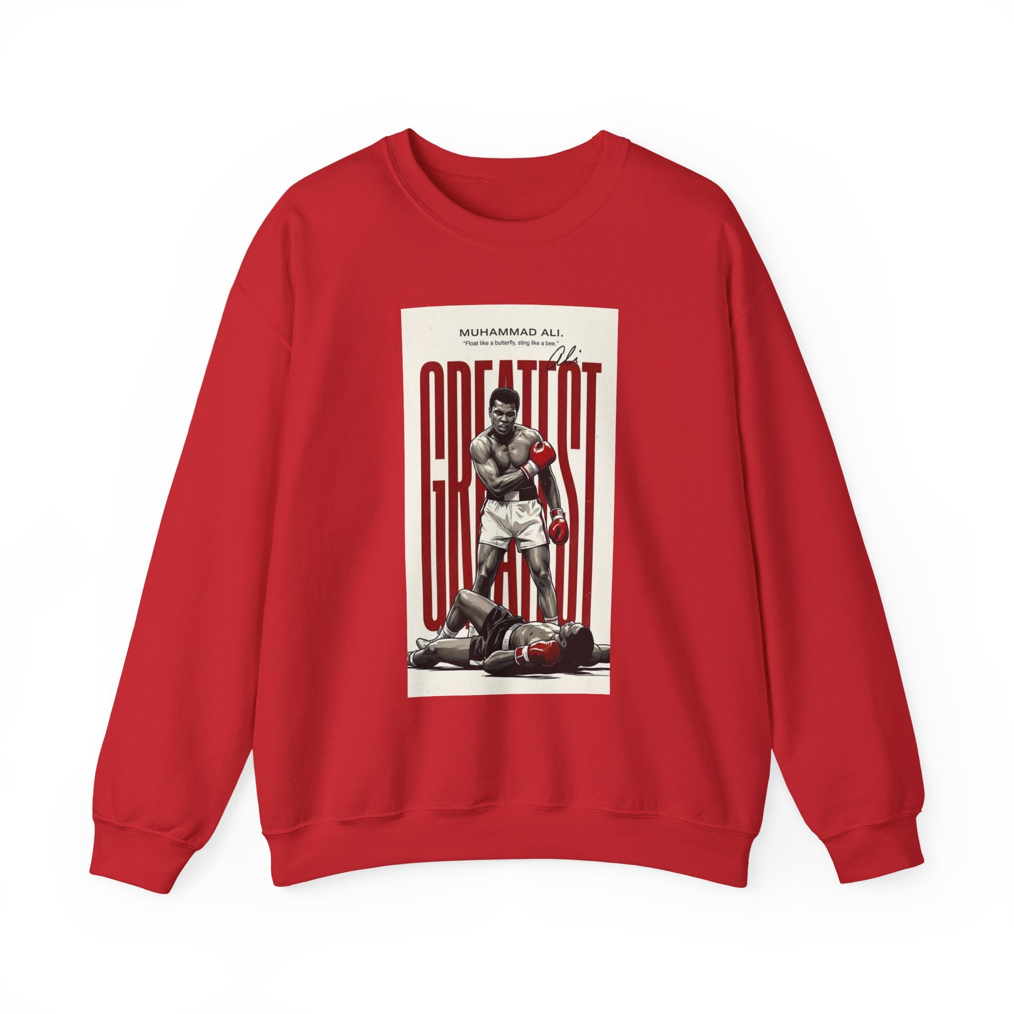 Muhammad Ali Greatest Knockout Sweatshirt | Vintage Boxing Poster