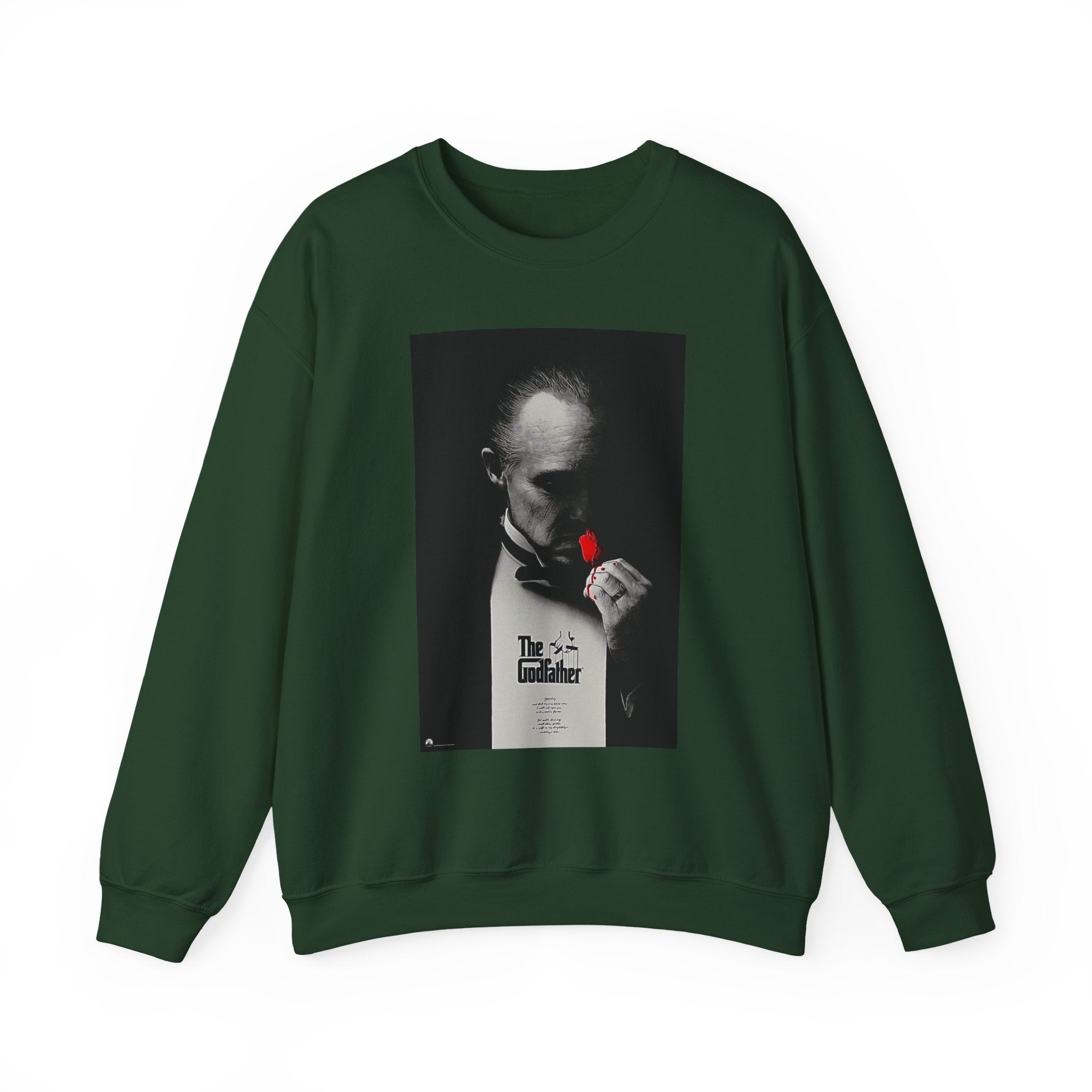 Godfather Movie Poster Crewneck Sweatshirt | Don Vito Corleone Graphic