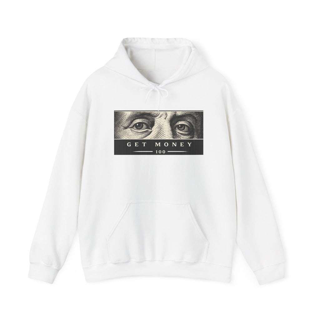 Get Money Hoodie — Benjamin Eyes Graphic Hooded Sweatshirt