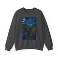 joker Starry Night Cityscape Sweatshirt | Van Gogh Inspired Art Print