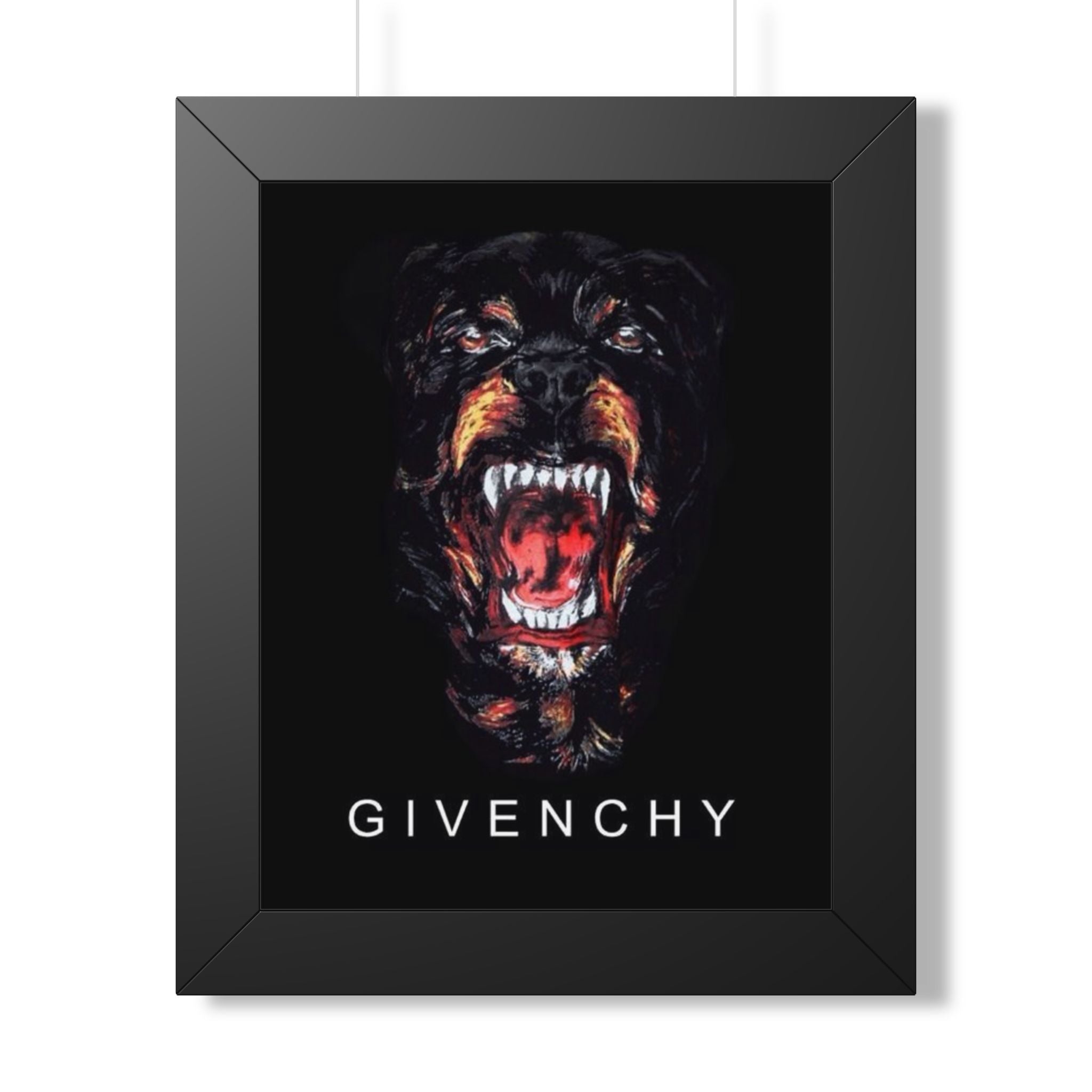 Framed Poster - Givenchy Rottweiler Art Print