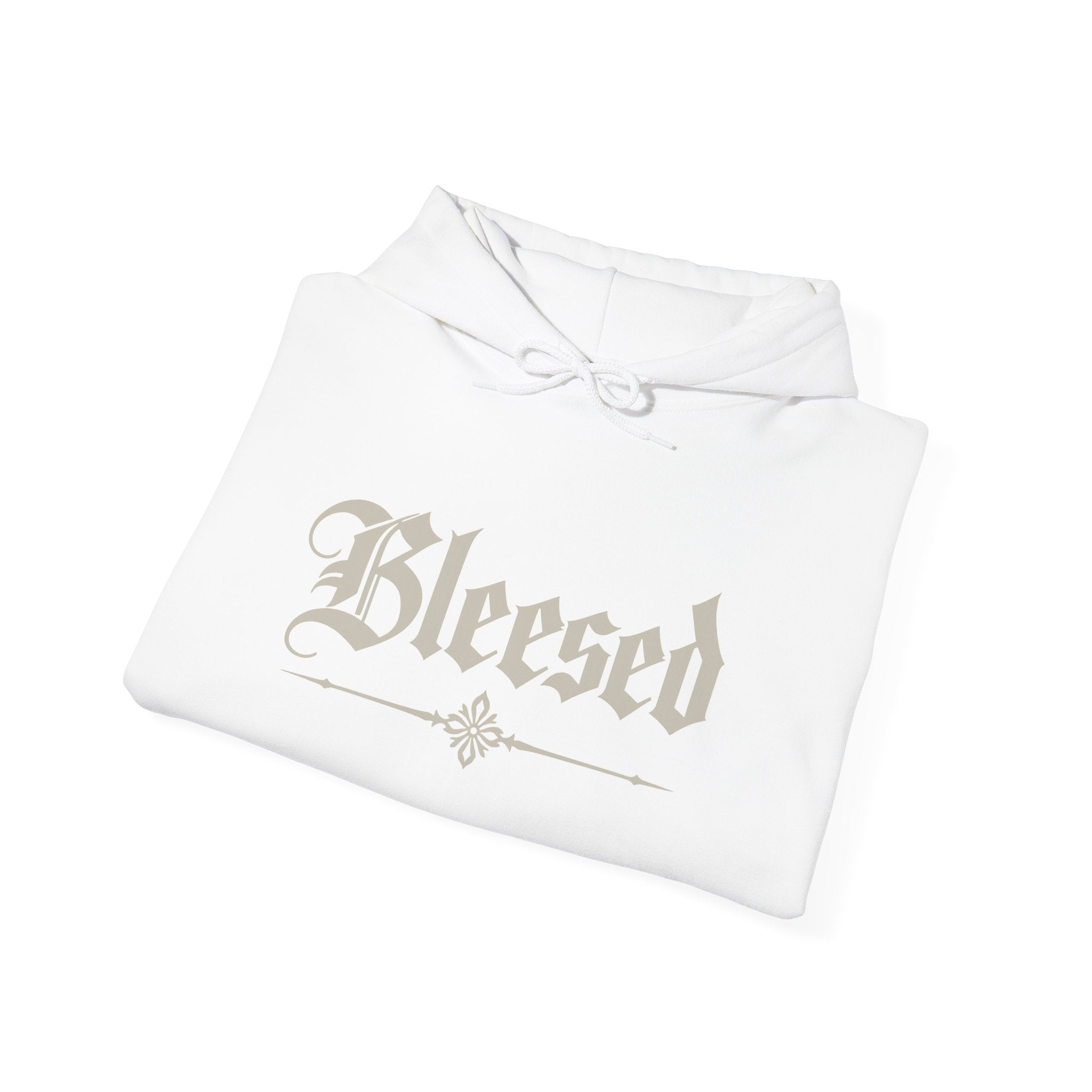 Blessed  Hoodie – 'Blessed' Script Pullover Sweatshirt