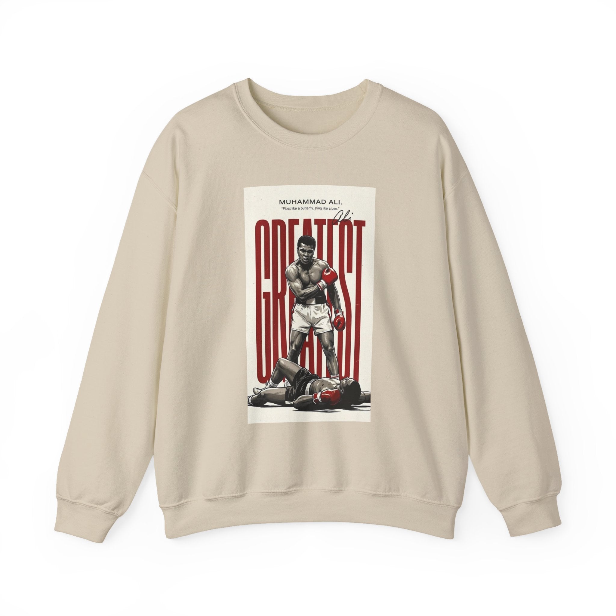 Muhammad Ali Greatest Knockout Sweatshirt | Vintage Boxing Poster