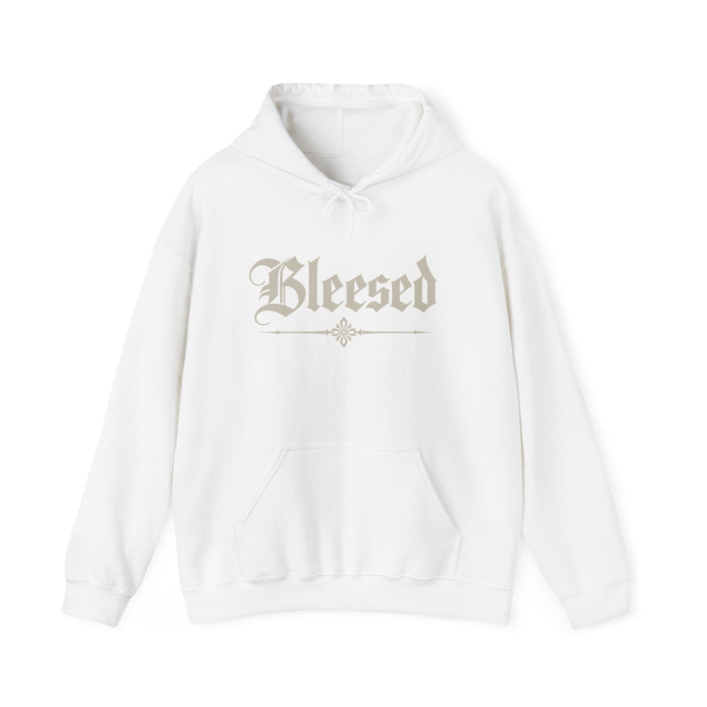 Blessed  Hoodie – 'Blessed' Script Pullover Sweatshirt