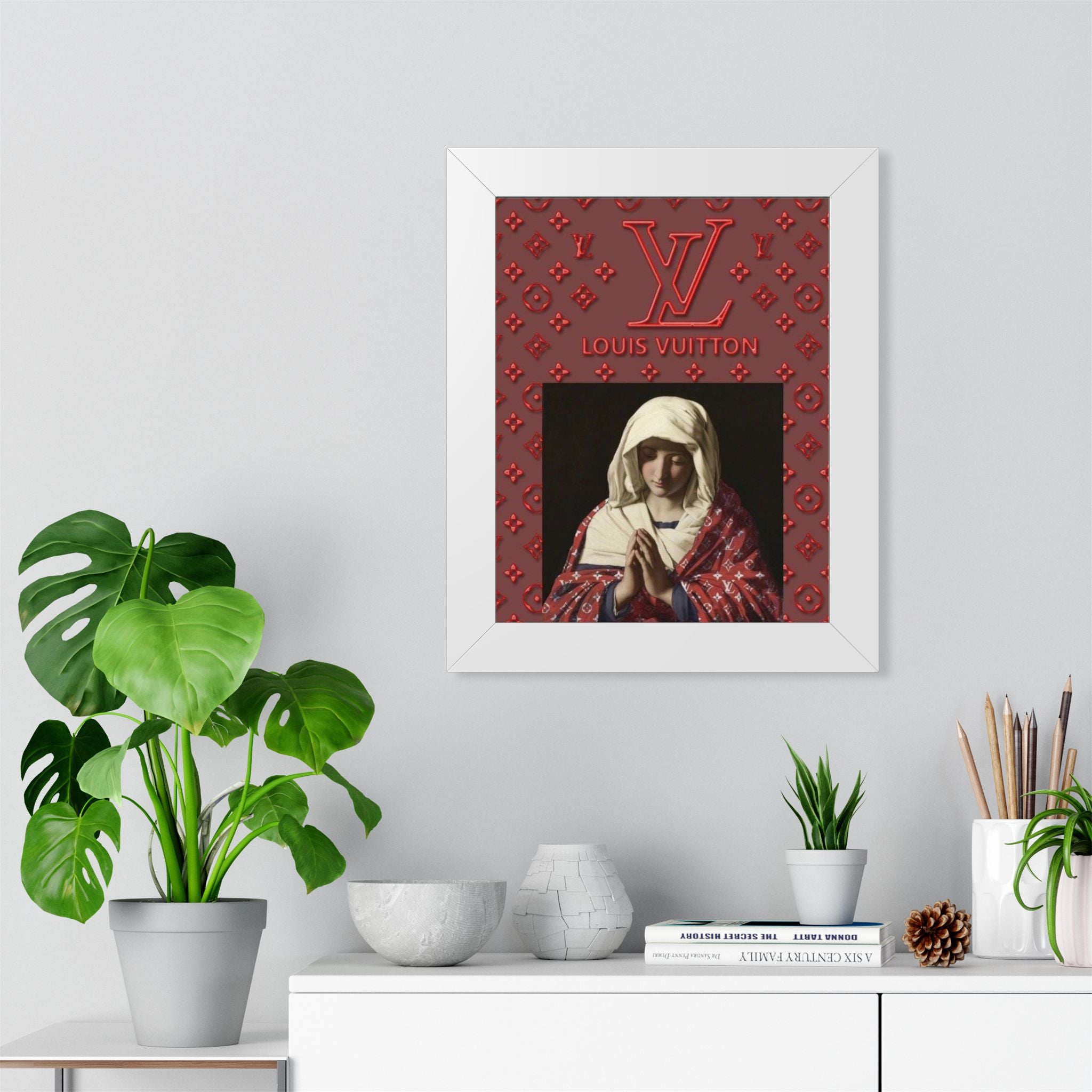 Louis Vuitton Vintage Madonna Framed Poster