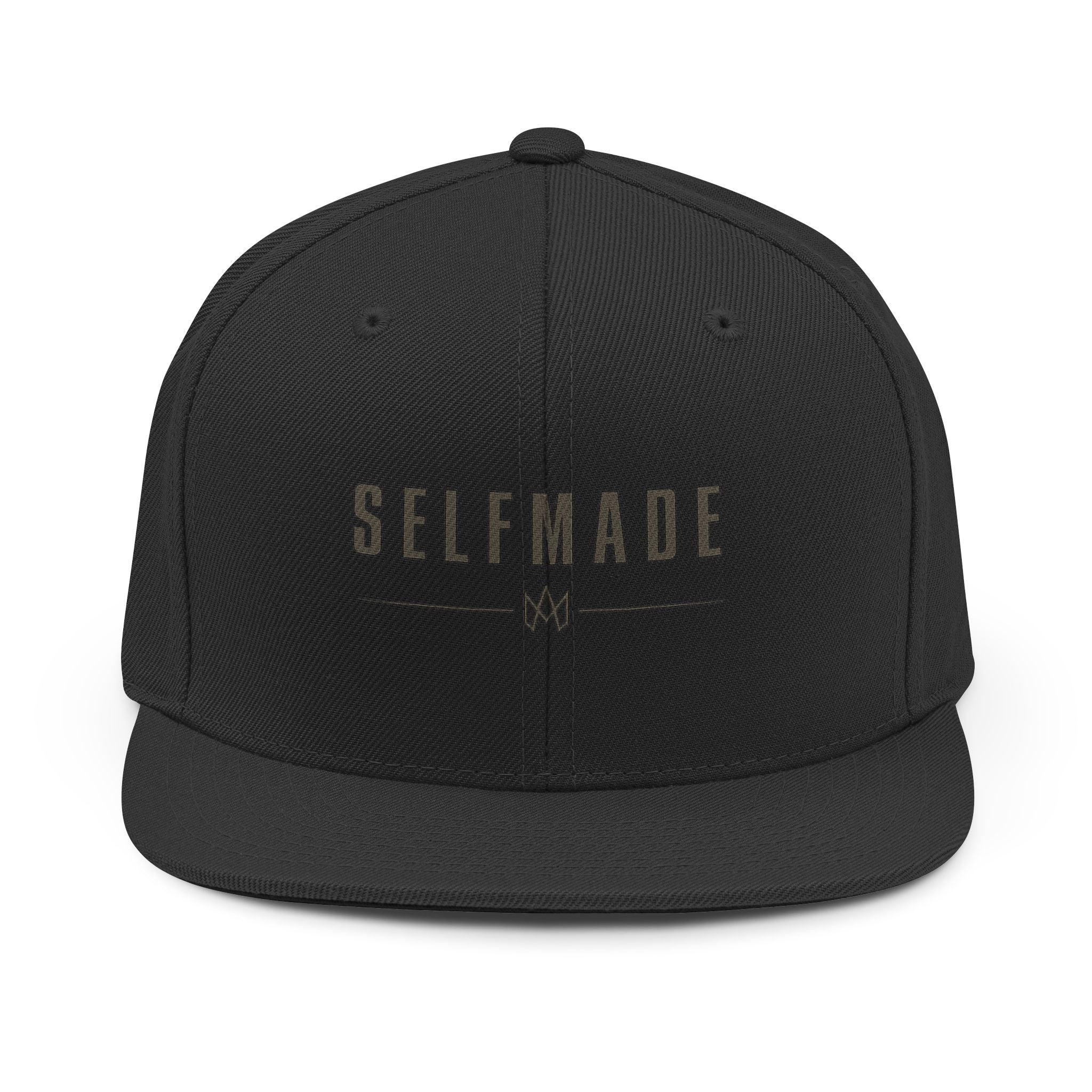Selfmade Snapback Hat — Minimalist Motivational Cap