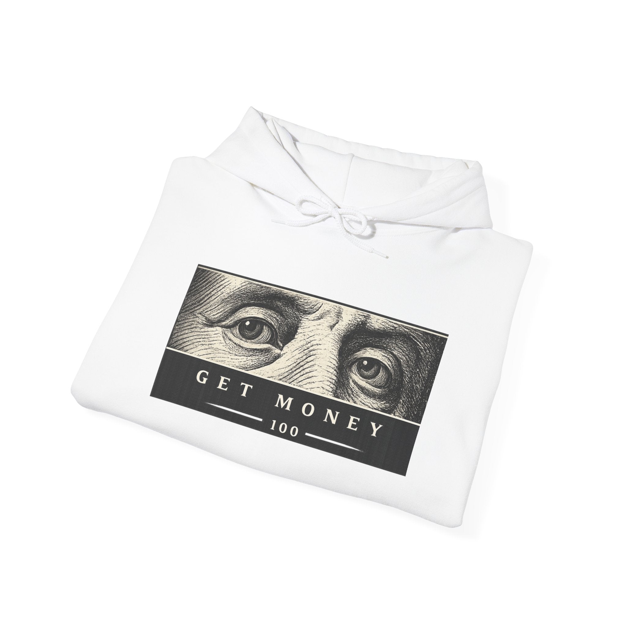 Get Money Hoodie — Benjamin Eyes Graphic Hooded Sweatshirt
