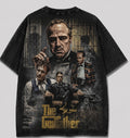 Godfather Vintage Oversized Acid Wash Tee