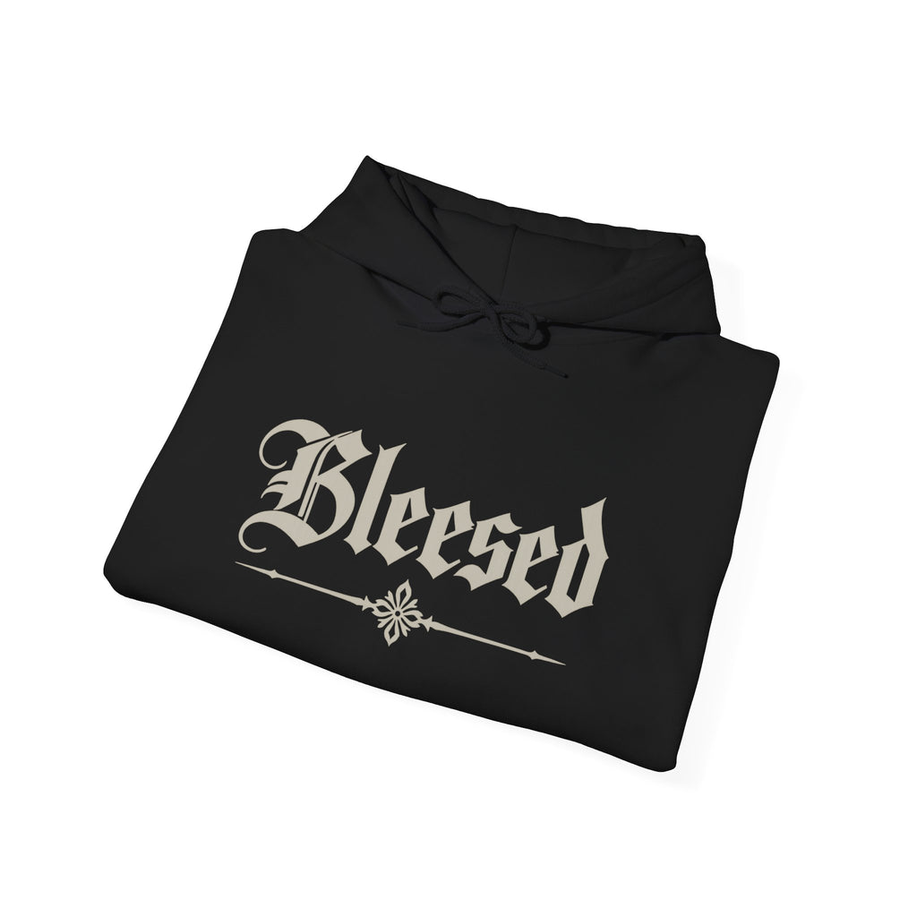 Blessed  Hoodie – 'Blessed' Script Pullover Sweatshirt