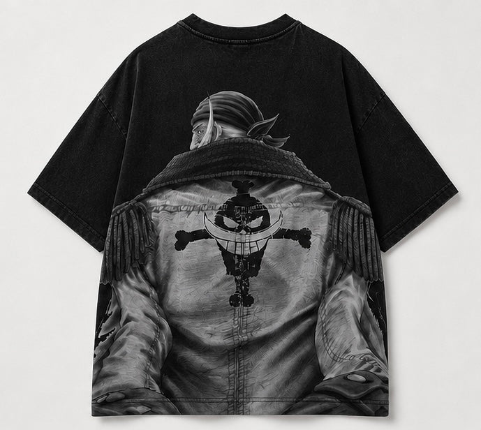 Whitebeard Legacy Acid Wash Oversized Tee