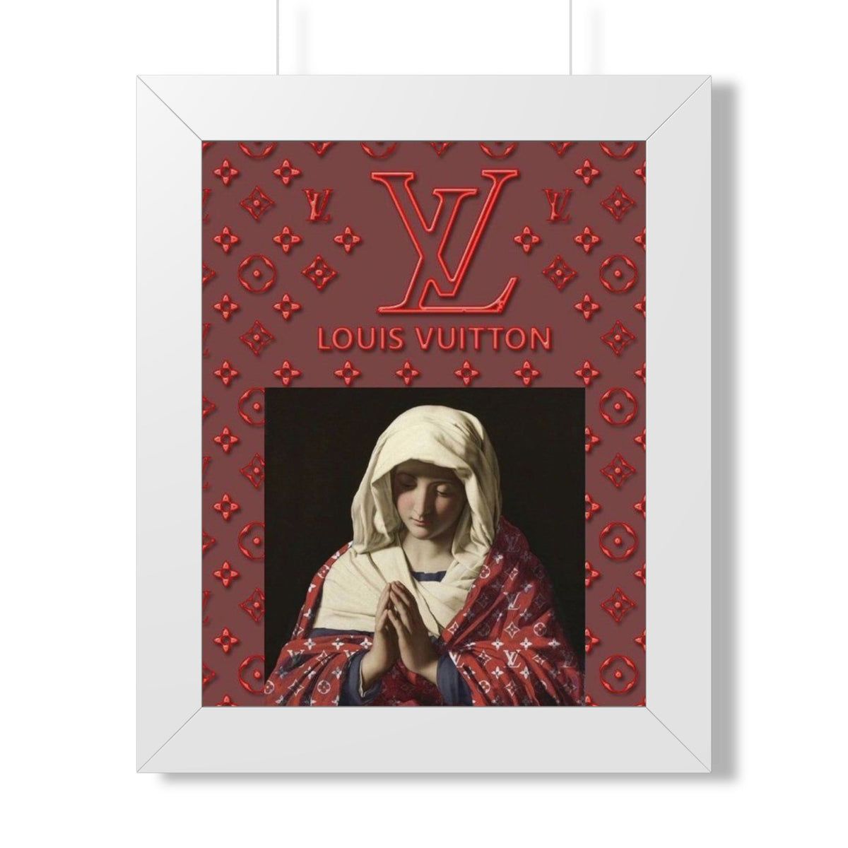 Louis Vuitton Vintage Madonna Framed Poster