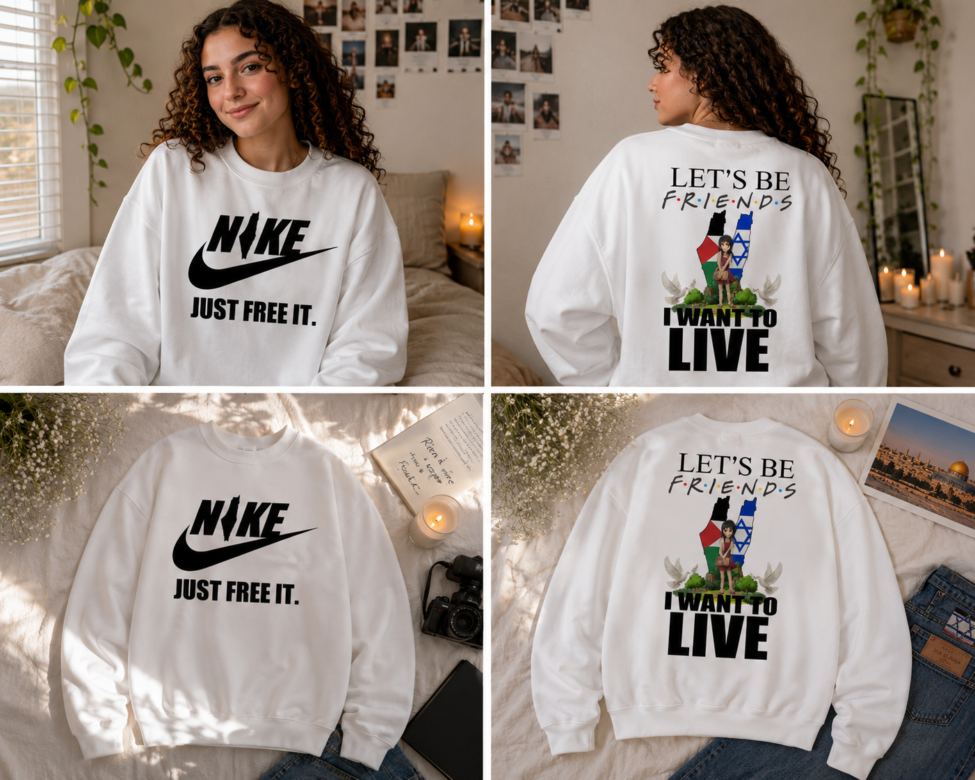 just free it .nico robin i want to live sweater