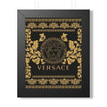 Versace Medusa Gold Framed Poster