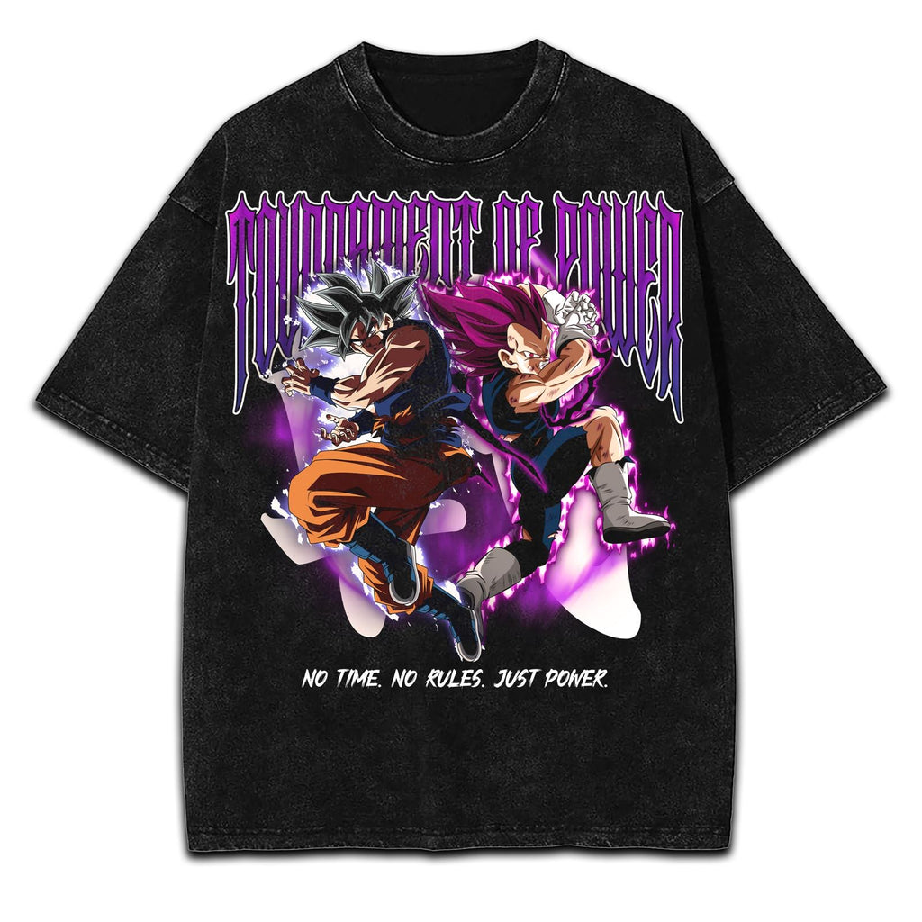 Goku and Vegeta vintage oversized tee