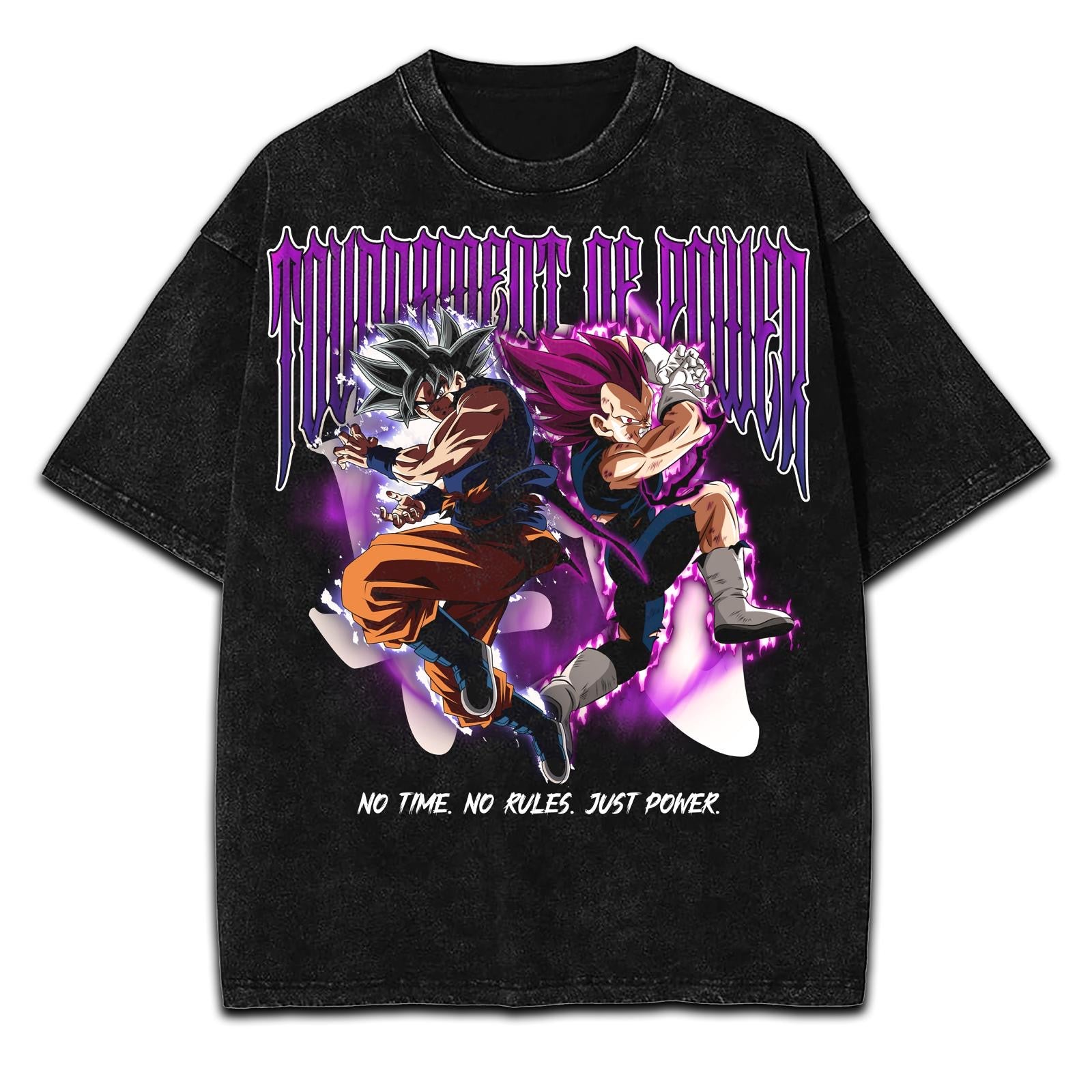 Goku and Vegeta vintage oversized tee