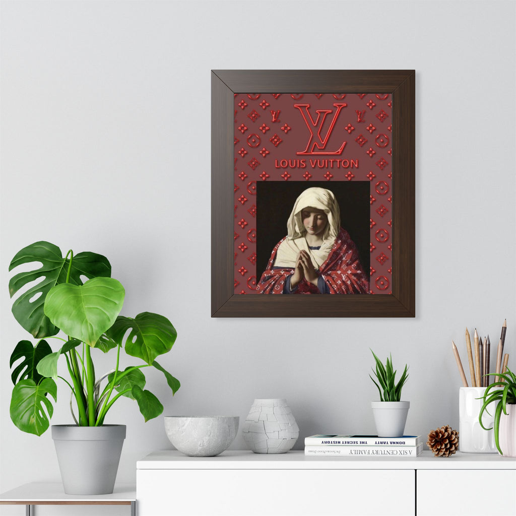 Louis Vuitton Vintage Madonna Framed Poster