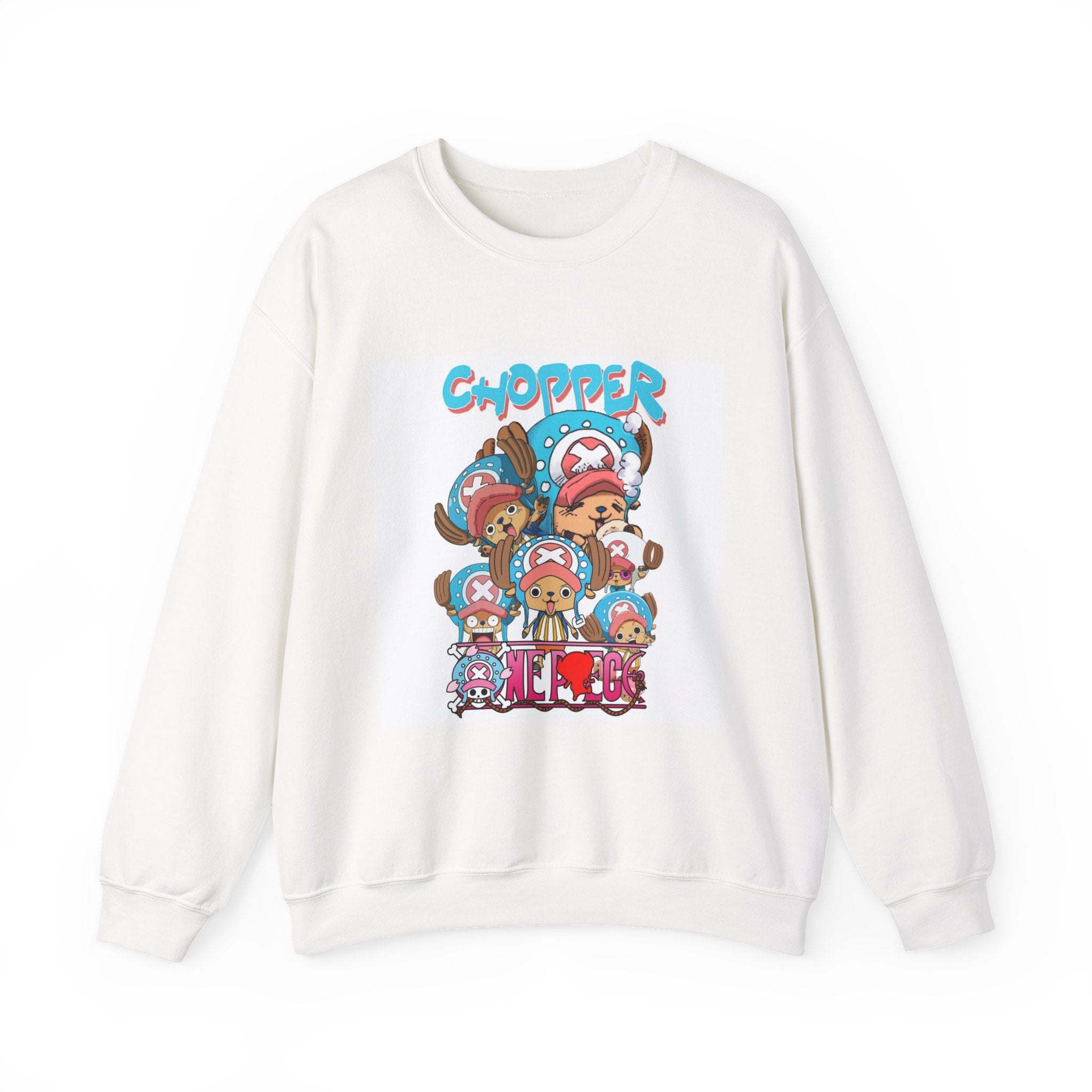 Chopper one piece crewneck sweatshirt | anime chibi pirate design