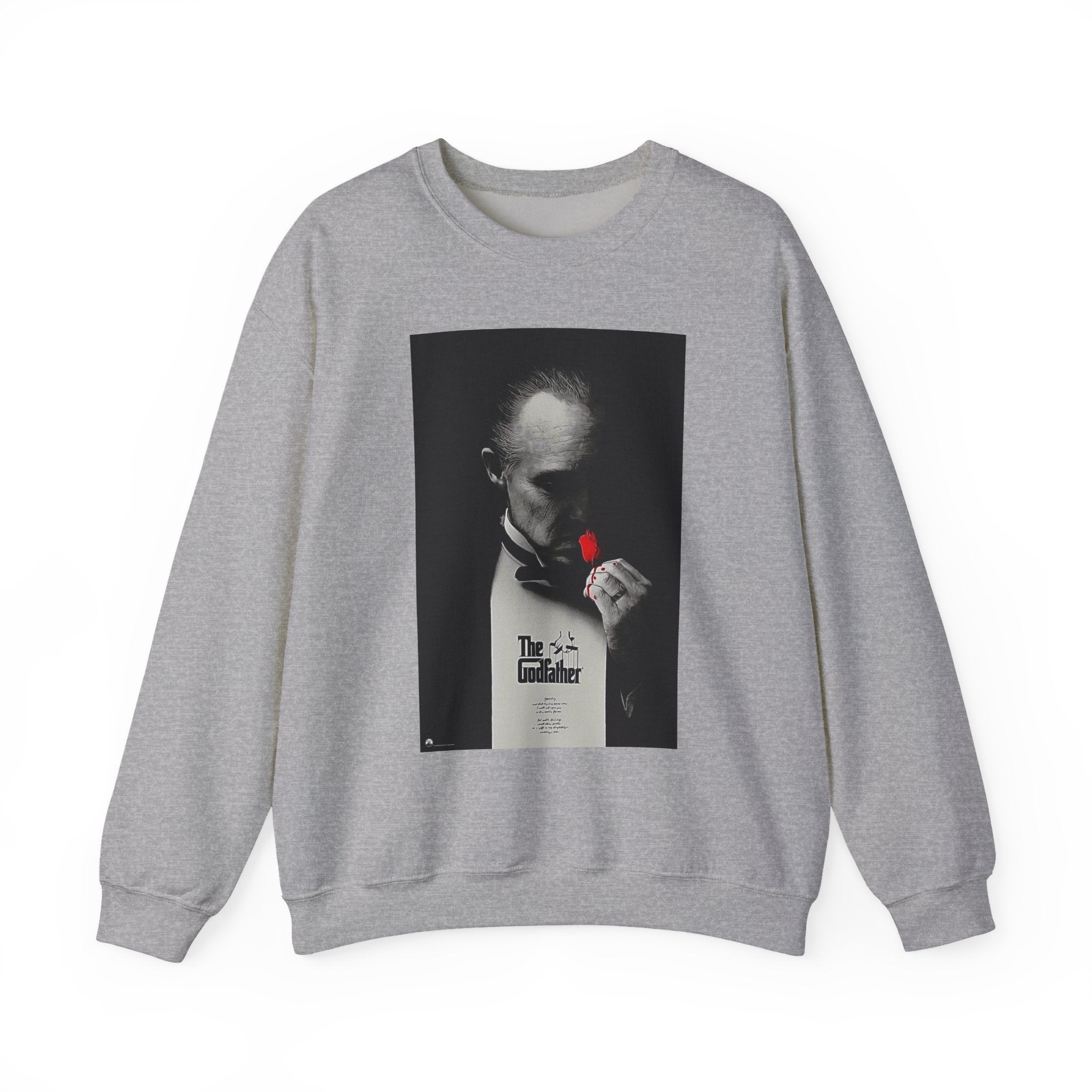 Godfather Movie Poster Crewneck Sweatshirt | Don Vito Corleone Graphic