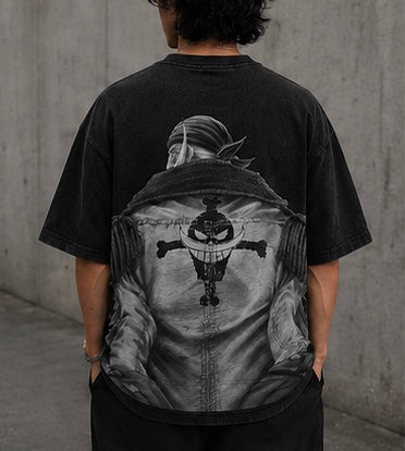 Whitebeard Legacy Acid Wash Oversized Tee