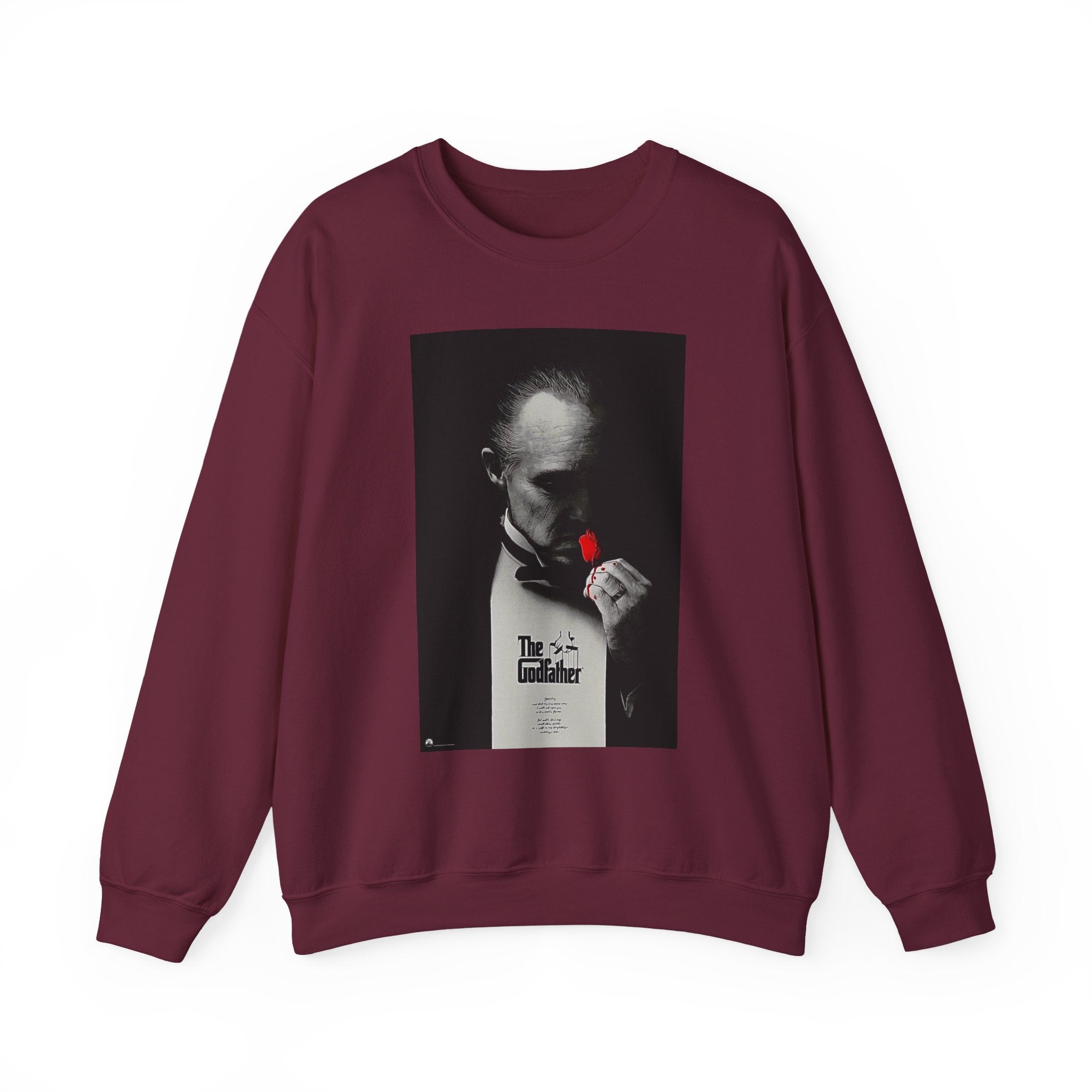 Godfather Movie Poster Crewneck Sweatshirt | Don Vito Corleone Graphic