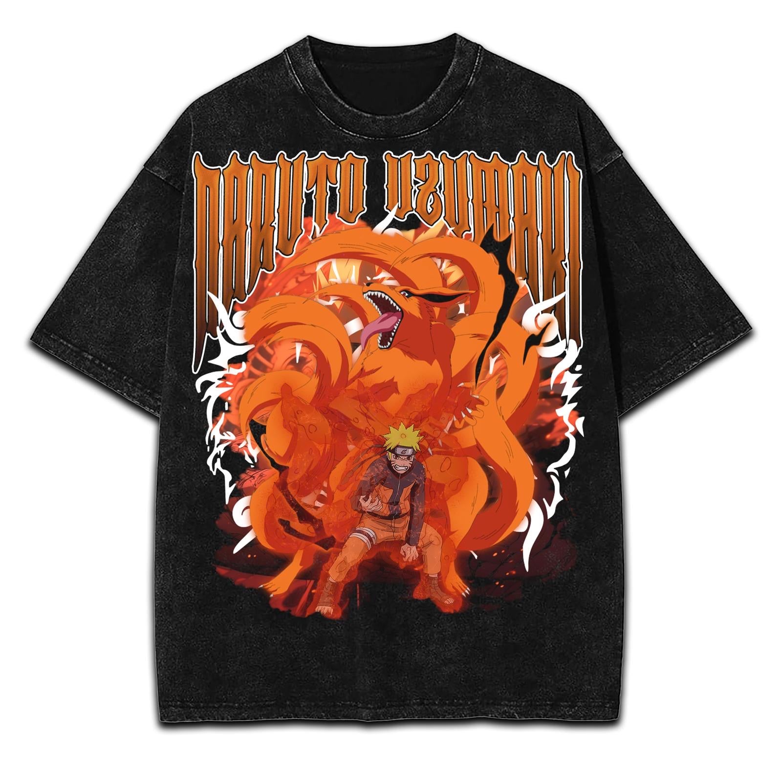 naruto vintage oversized tee