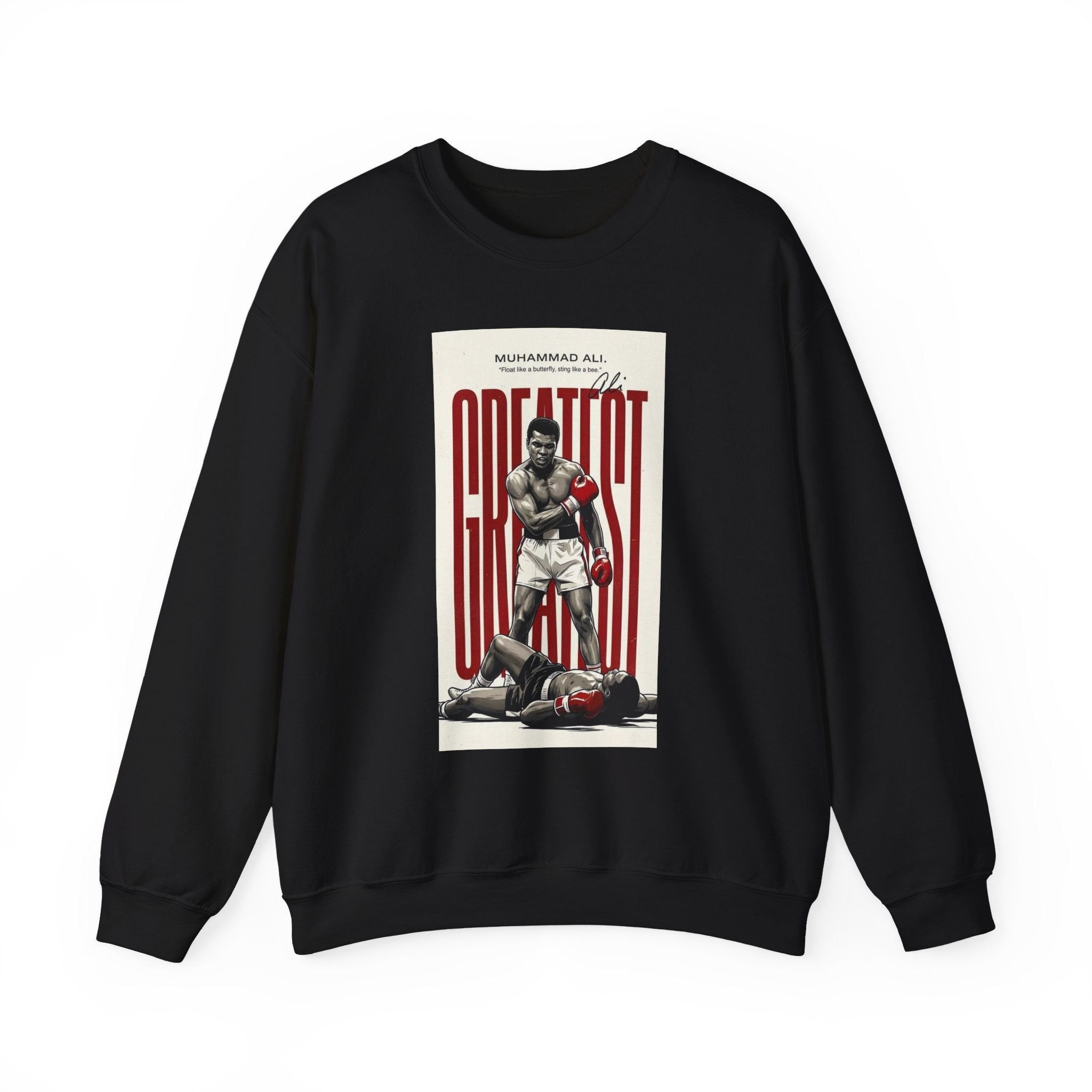 Muhammad Ali Greatest Knockout Sweatshirt | Vintage Boxing Poster