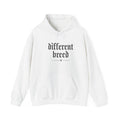 Different Breed Hoodie – Gothic Script Graphic Pullover