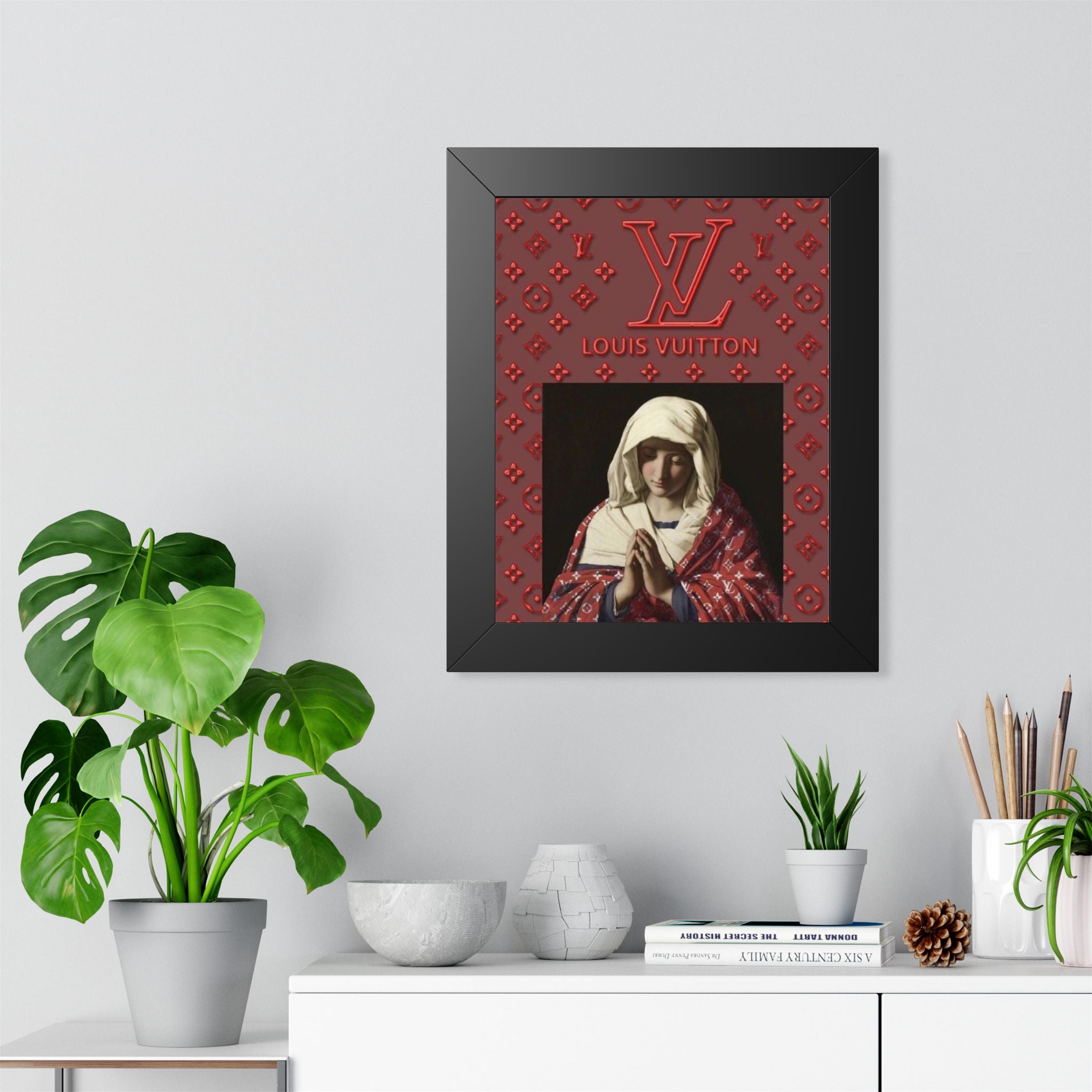 Louis Vuitton Vintage Madonna Framed Poster