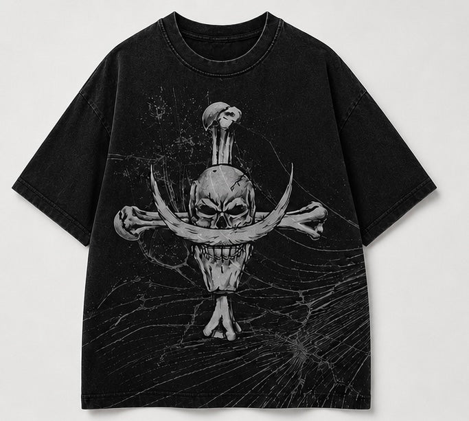 Whitebeard Legacy Acid Wash Oversized Tee