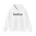 Limitless Hoodie — Gothic Script Inspirational Pullover