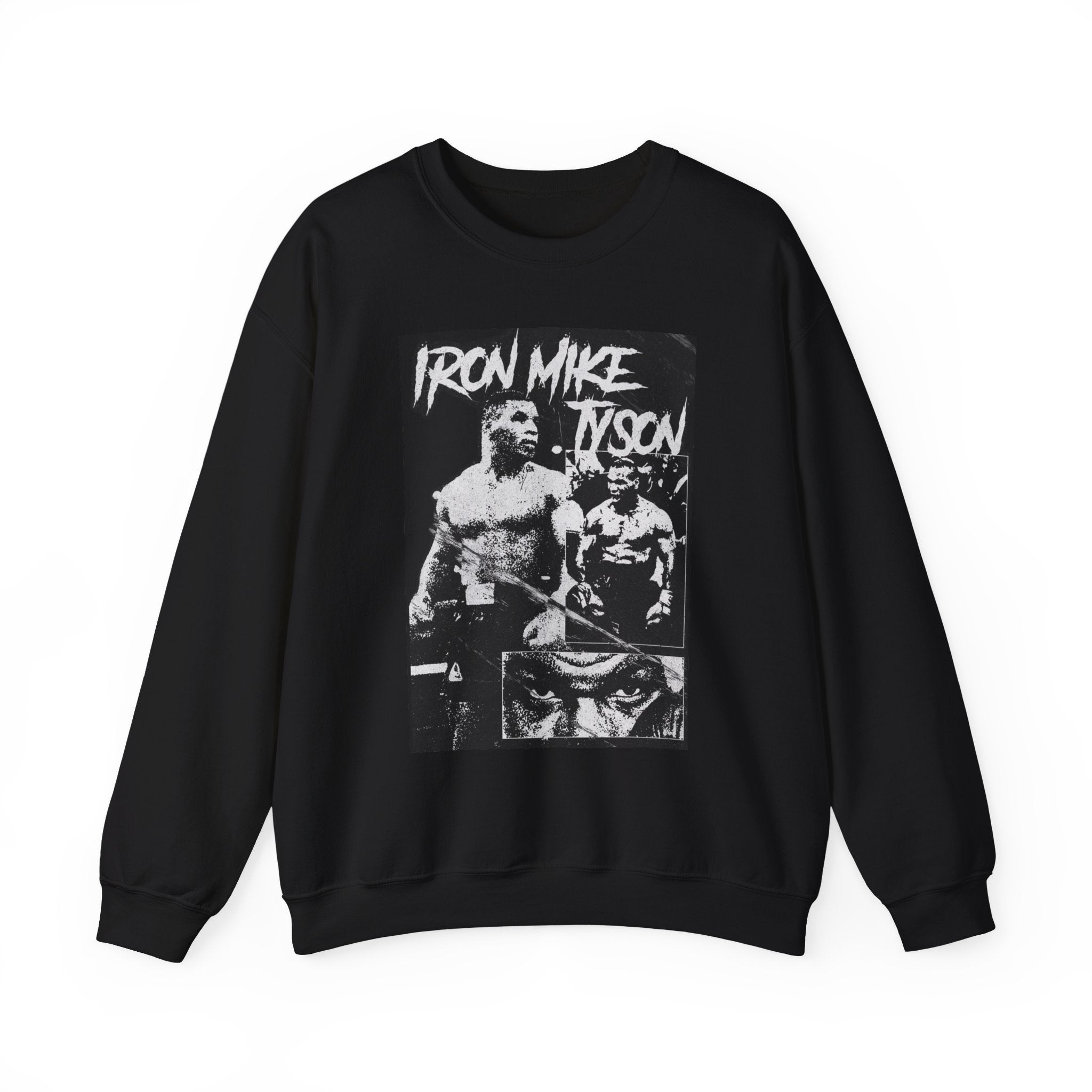 Iron Mike Tyson Graphic Crewneck Sweatshirt | Boxing Retro Photo Print