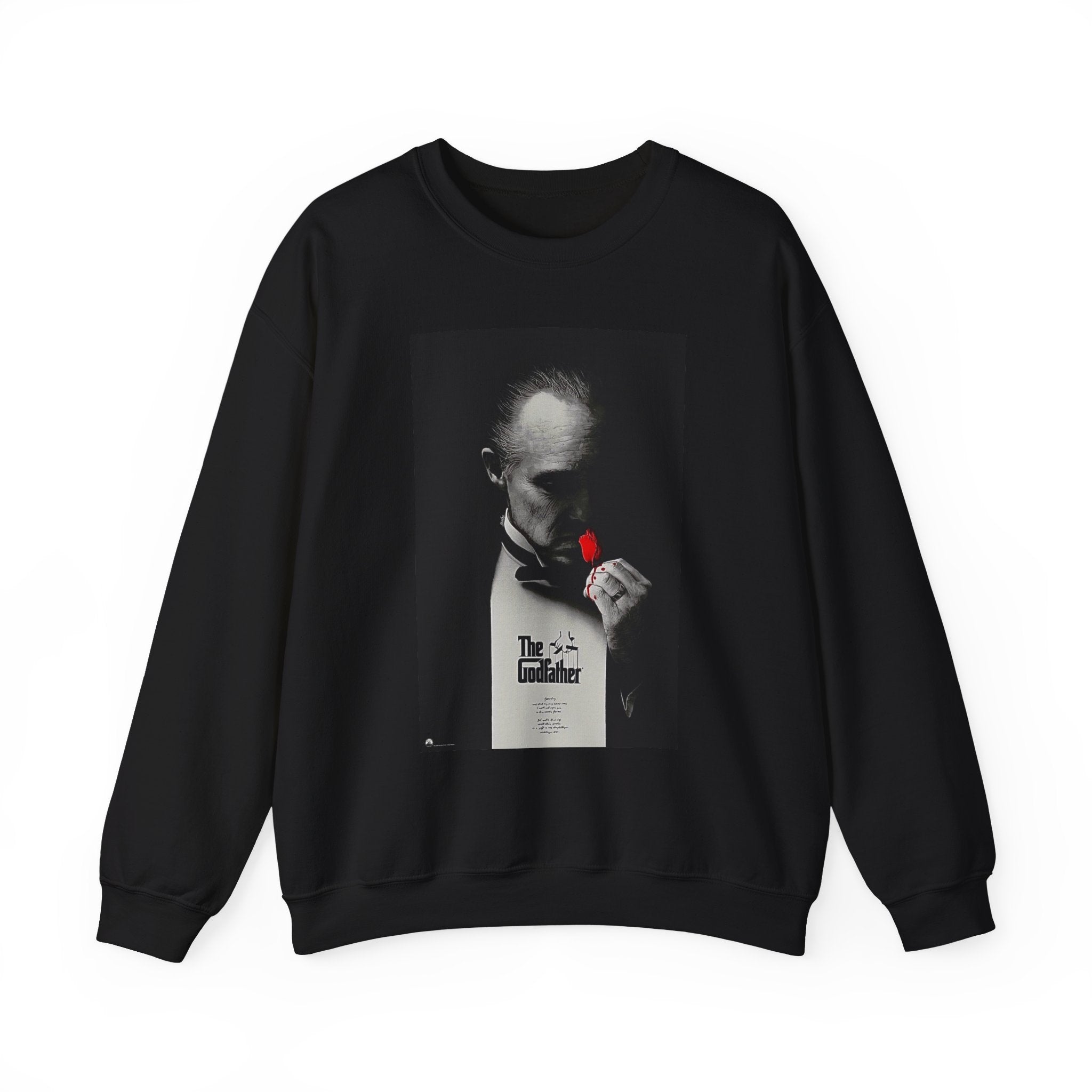Godfather Movie Poster Crewneck Sweatshirt | Don Vito Corleone Graphic