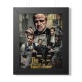 Framed Poster — Godfather Classic Crime Movie Collage