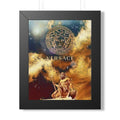 Framed Poster — Versace Medusa & Zeus Mythology Wall Art