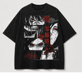 Uchiha family Sharingan Rage Acid Wash Oversized Tee