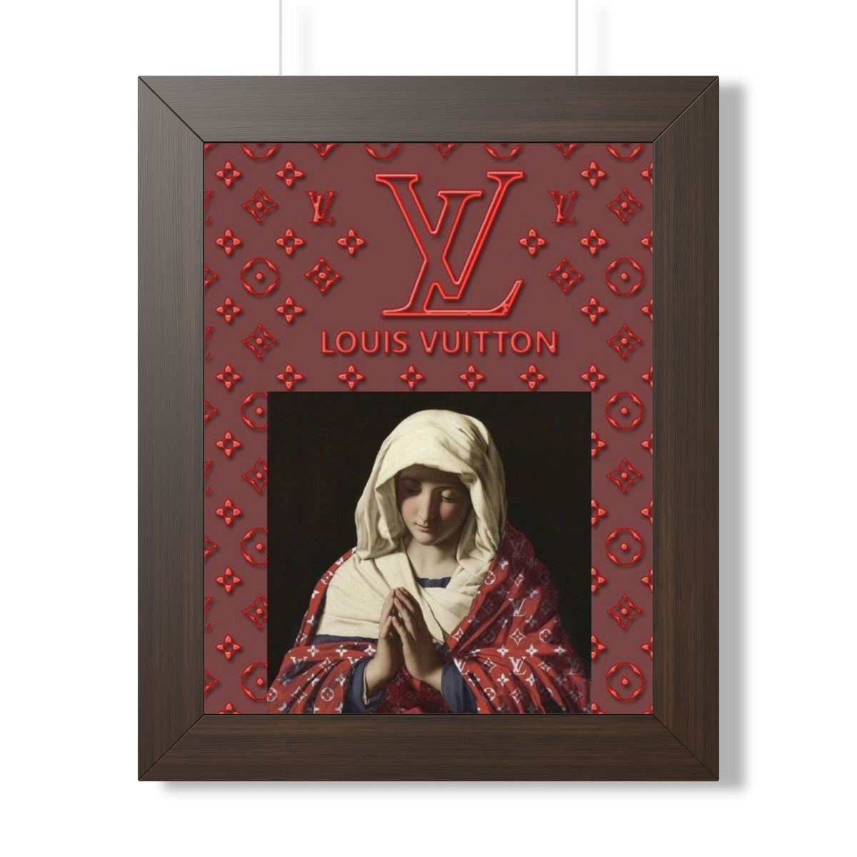 Louis Vuitton Vintage Madonna Framed Poster