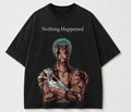 zoro Nothing Happened Oversized Acid Wash Tee