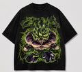 Broly Rage Acid Wash Oversized Tee